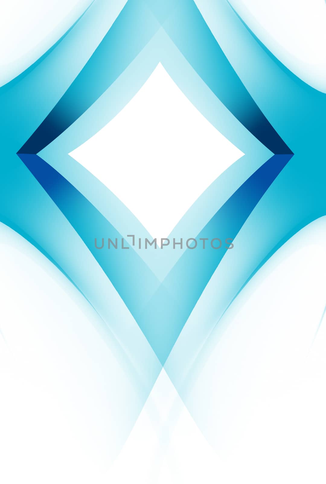  White background with blue diagonal curve lines.