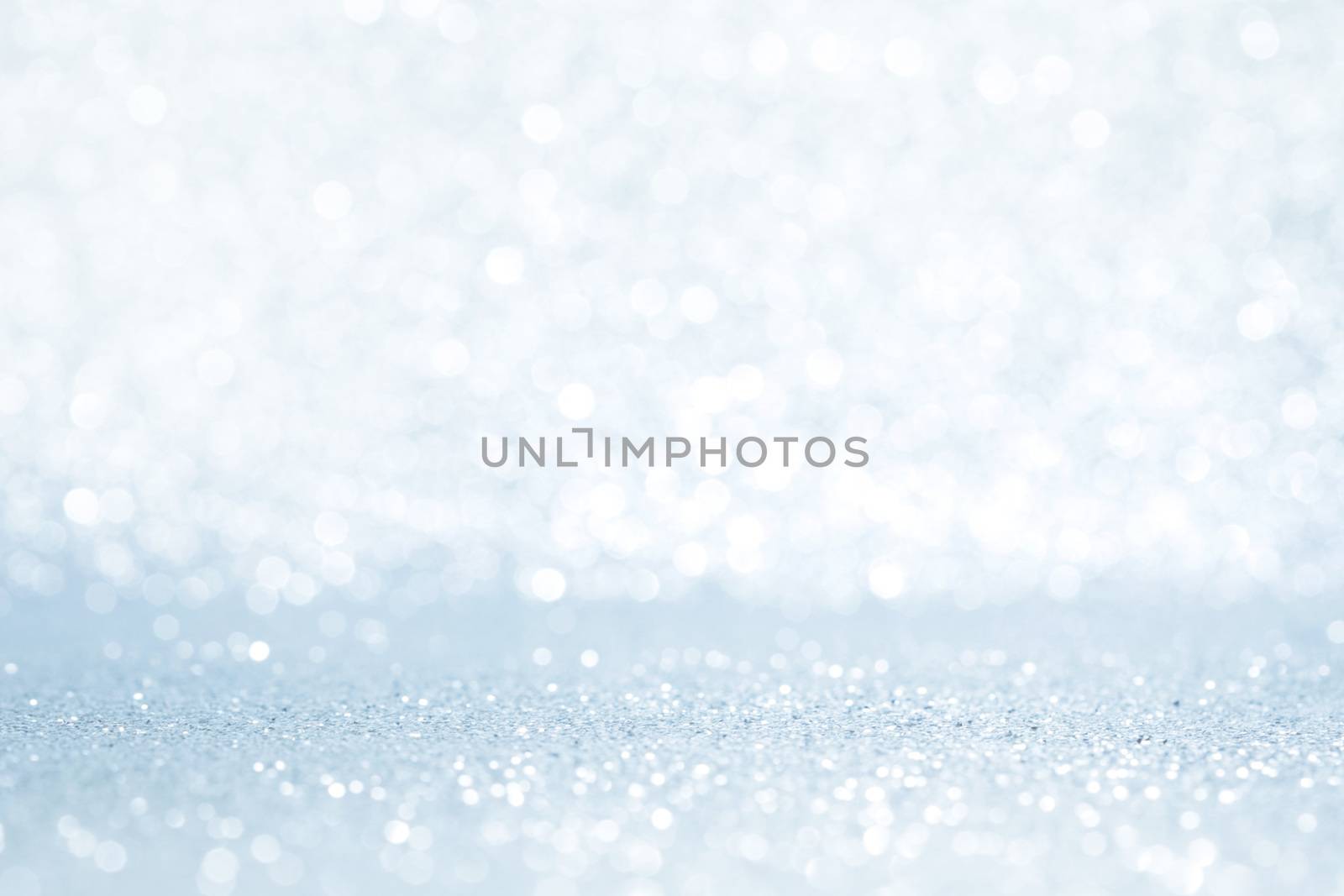 Glittery shiny lights silver abstract Christmas background