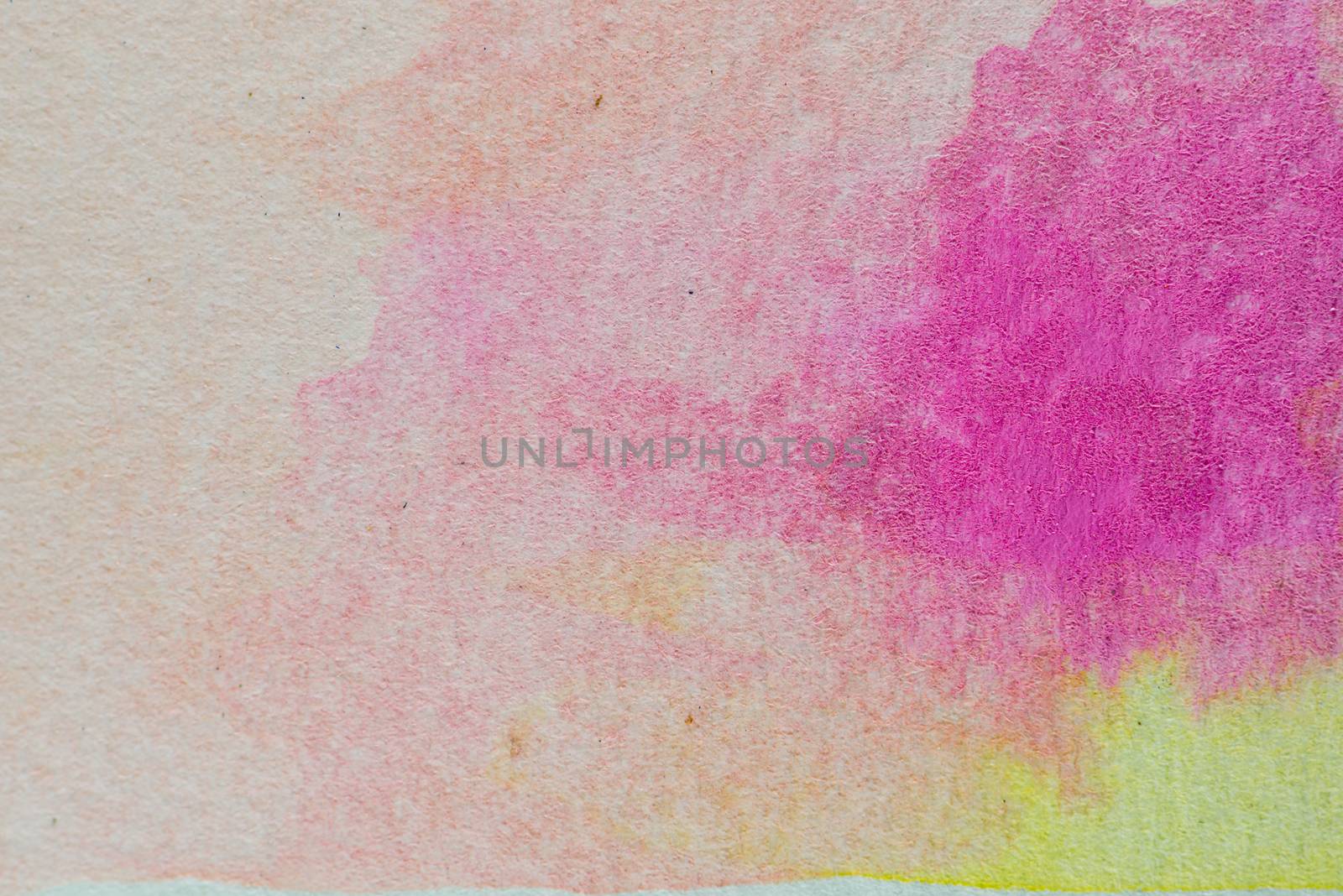 Abstract aquarelle hand drawn art on white background, Watercolor grunge texture backdrop