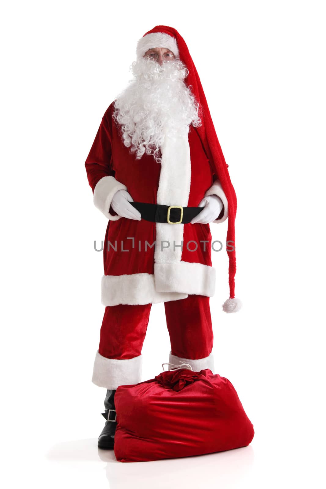 Santa Claus isolated on white by ALotOfPeople