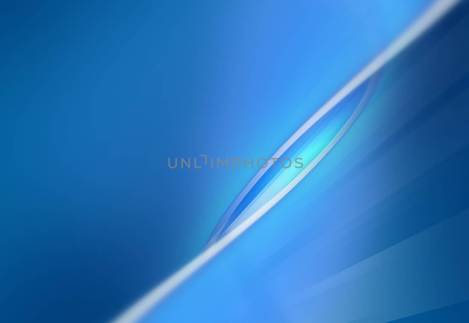 Abstract simple blue desktop background with  diagonal white curves.