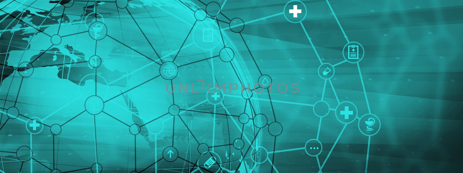 Abstract Worldwide Health Care Background Concept Series by bluemoon1981