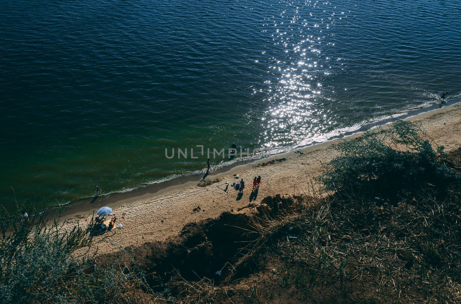 Coastline and beaches in Ochakov, Ukraine by Multipedia