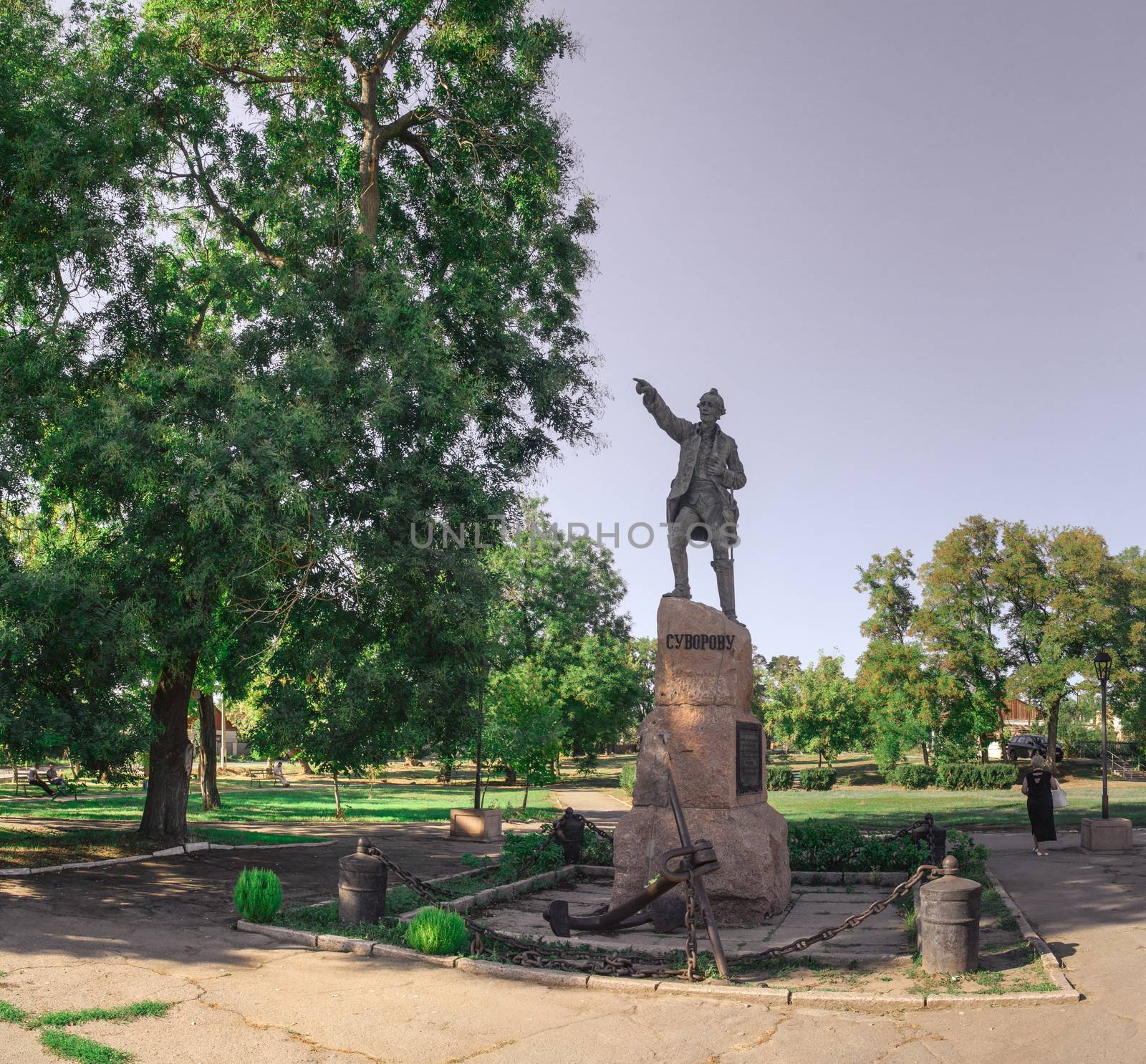 Monument to Alexander Suvorov in Ochakov city by Multipedia