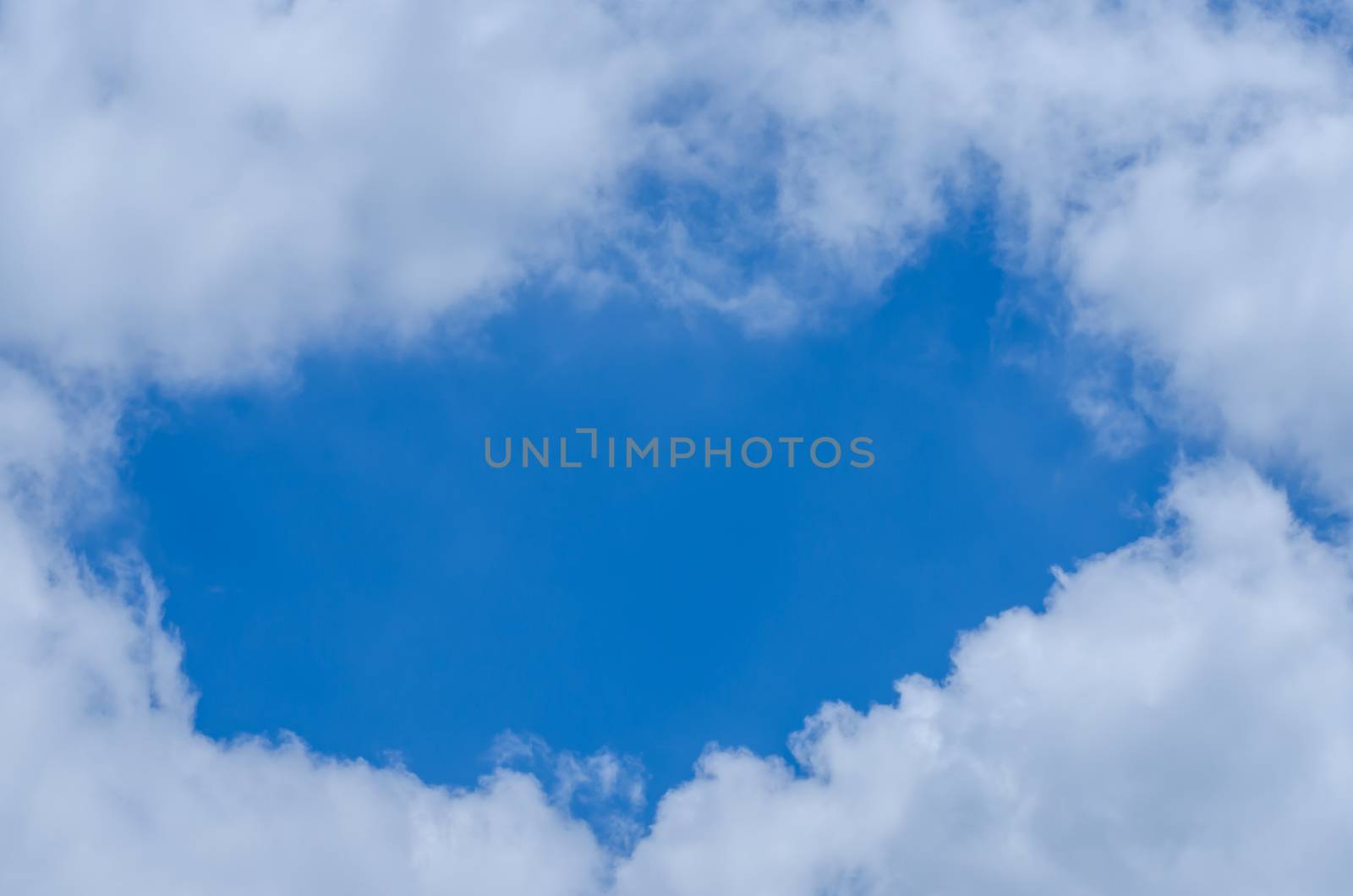 clouds in the blue sky by photobyphotoboy