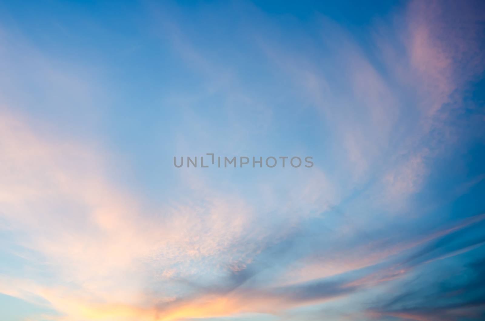 Sunset Sky Background by photobyphotoboy