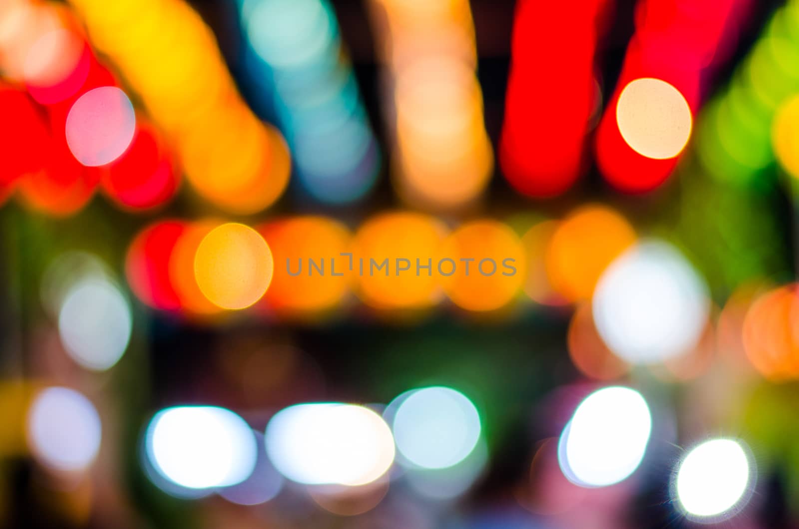 Abstract circular bokeh background of Christmaslight by photobyphotoboy