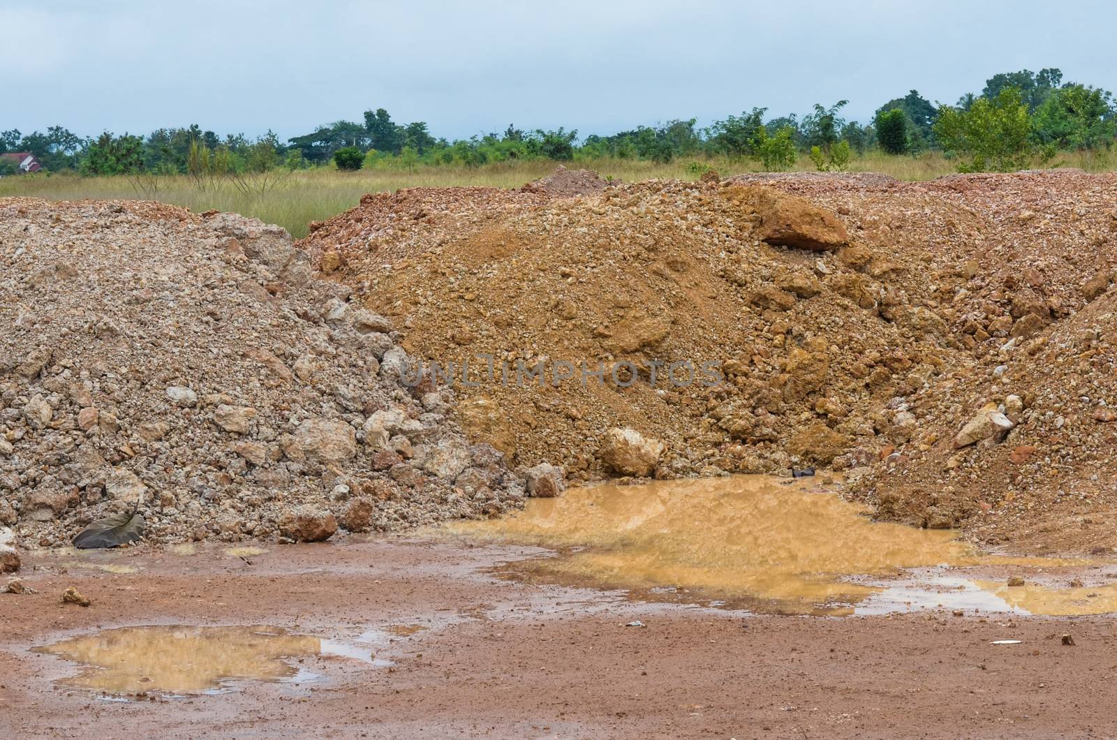 construction sand pile by photobyphotoboy