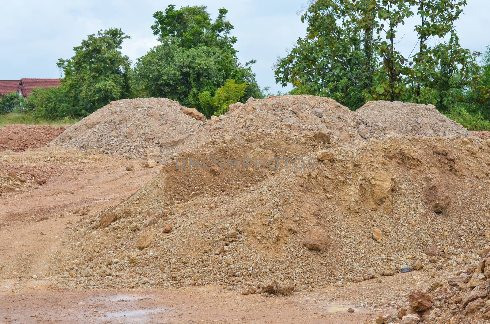 construction sand pile