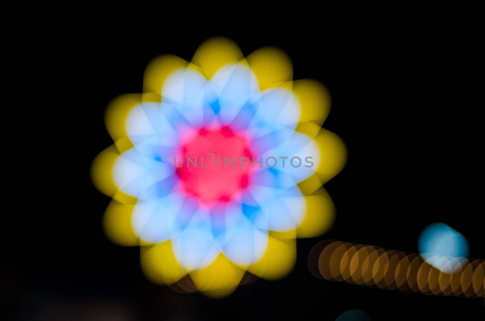 abstract background bokeh christmas lights by photobyphotoboy