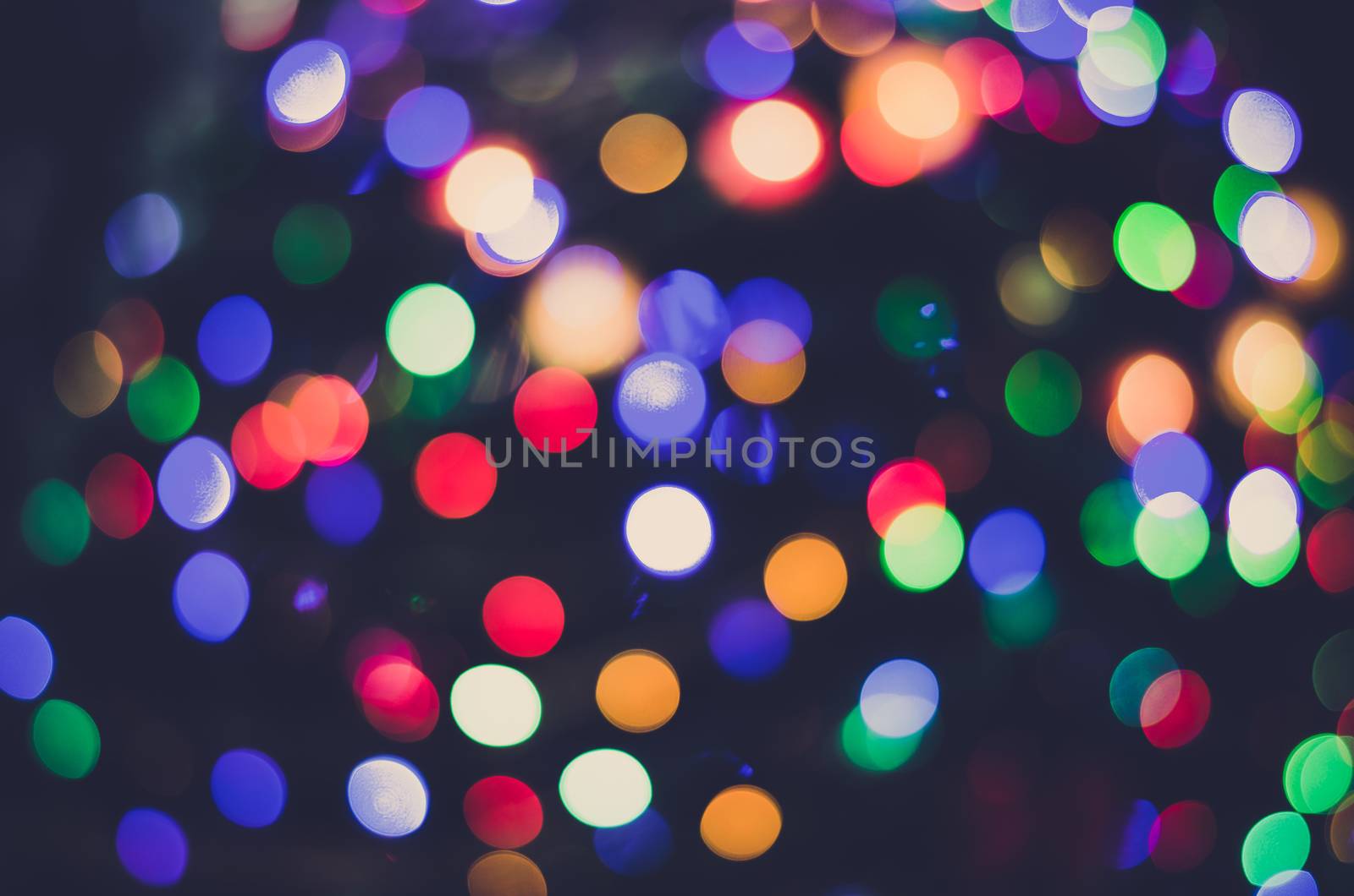 background bokeh happy New Year lights vintage by photobyphotoboy