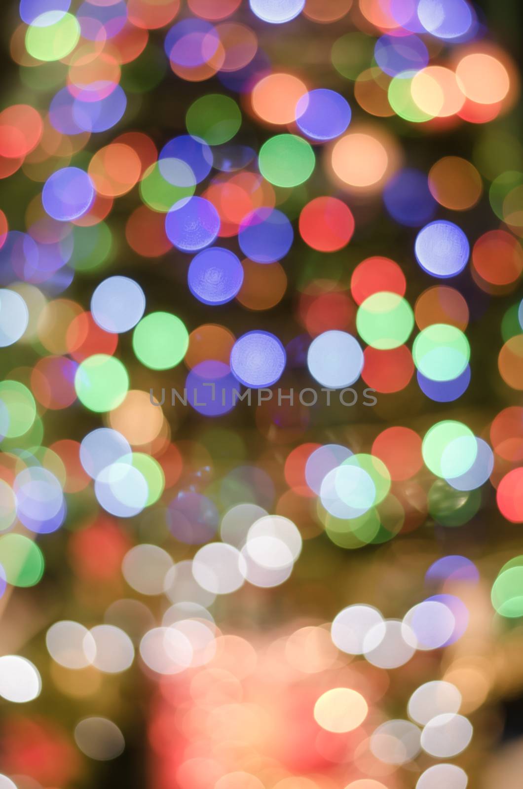 Colorful background with defocused lights  by photobyphotoboy