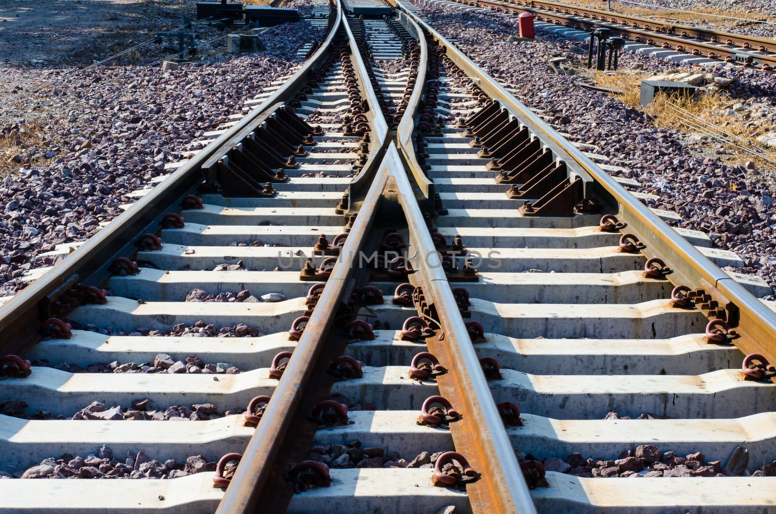 Railway junction  by photobyphotoboy