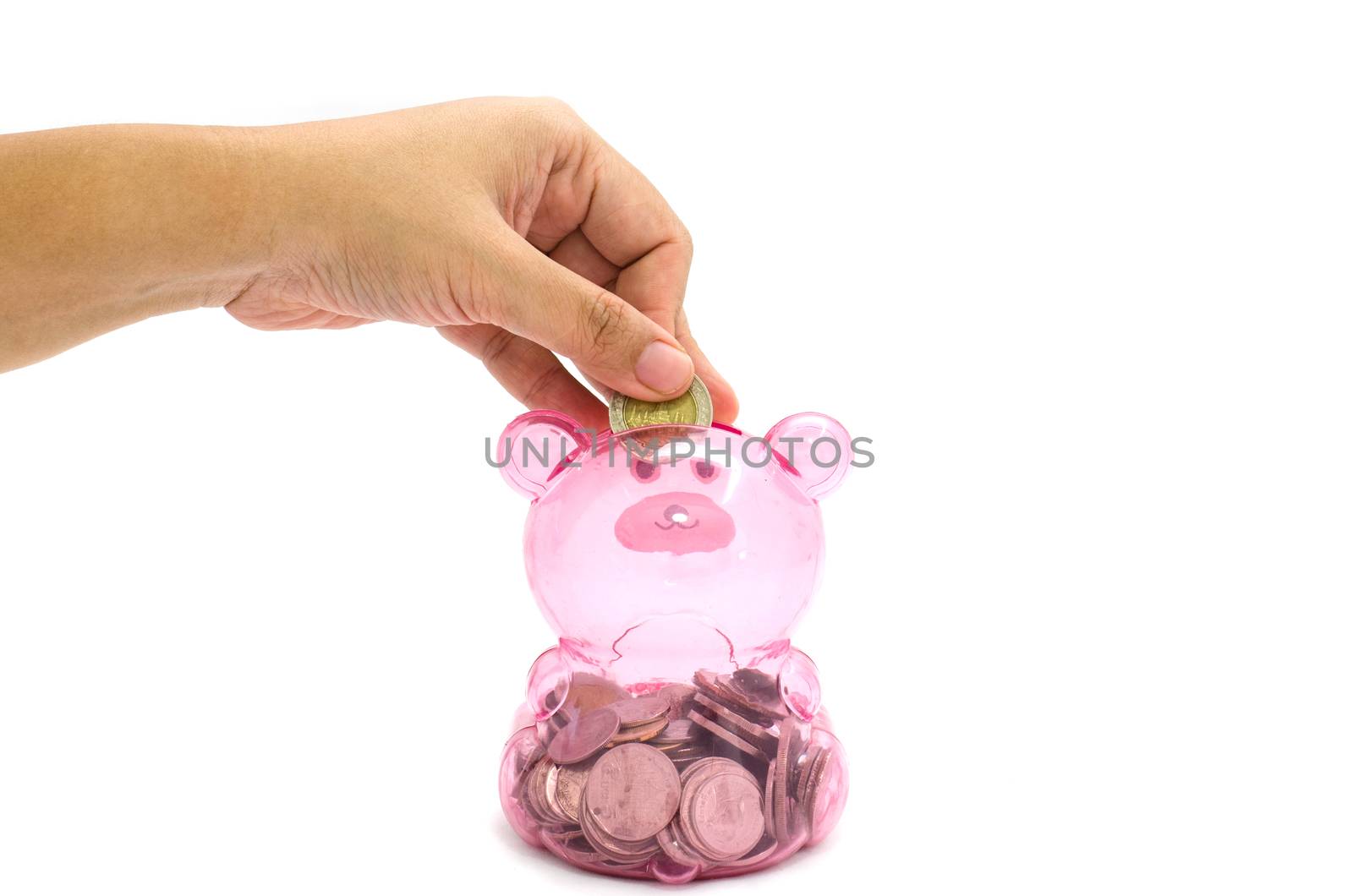 Hand Feeding Piggy Bank