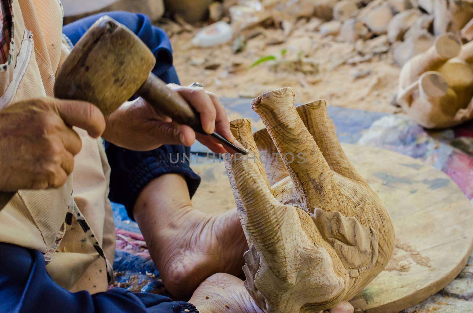 Wood carver by photobyphotoboy