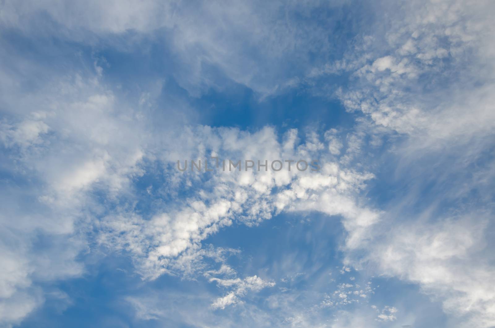 blue sky with clouds