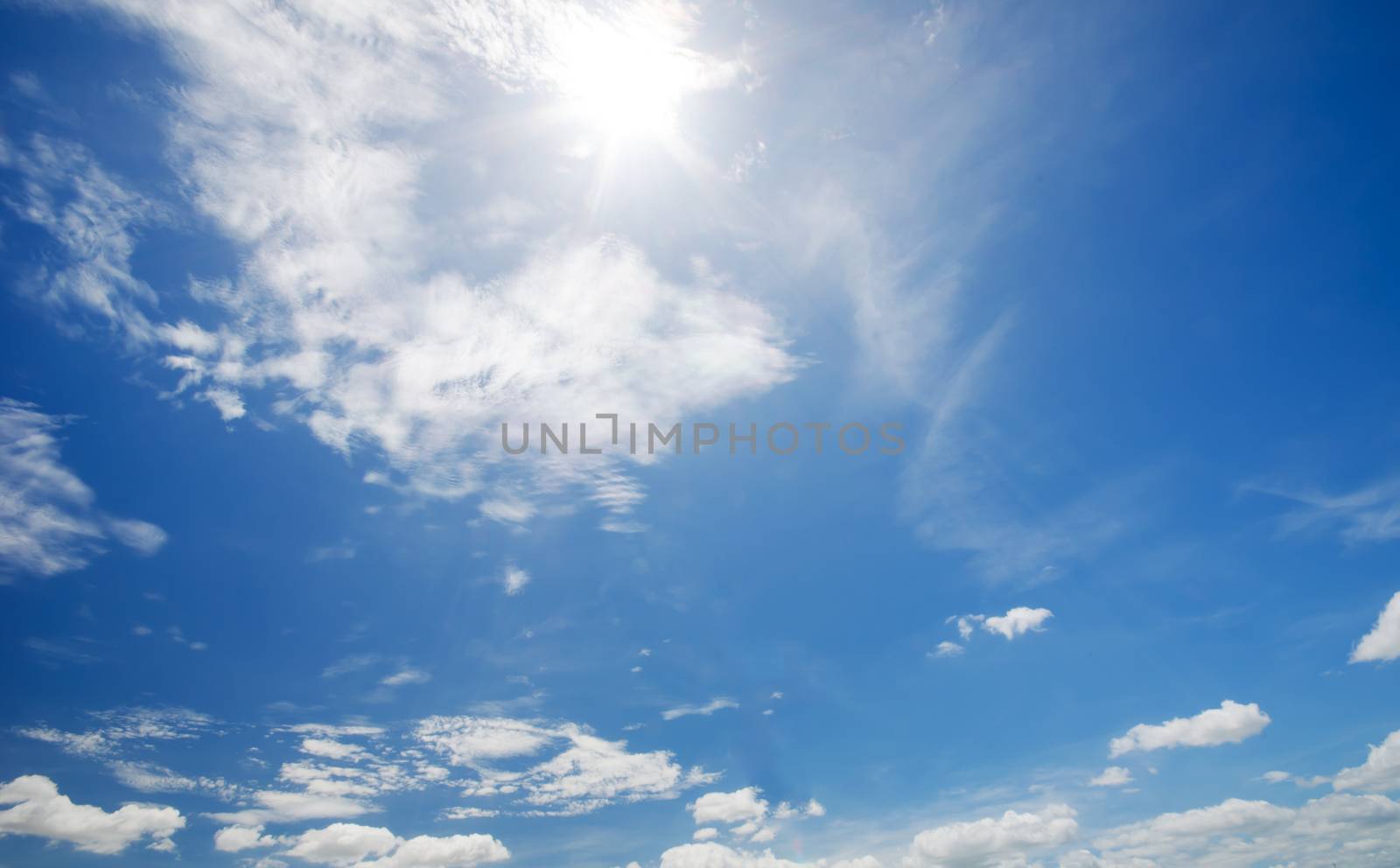 Clouds in the sky dawn cool refreshing atmosphere.