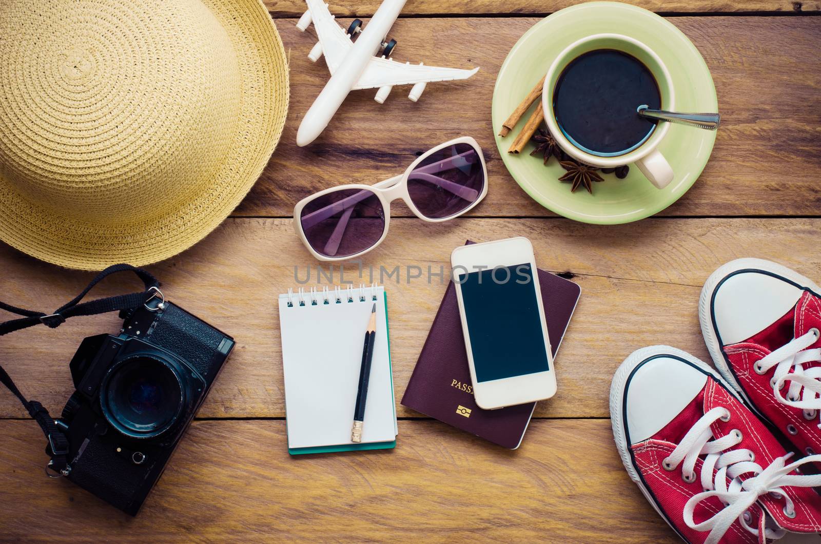 Travel accessories for trip by photobyphotoboy