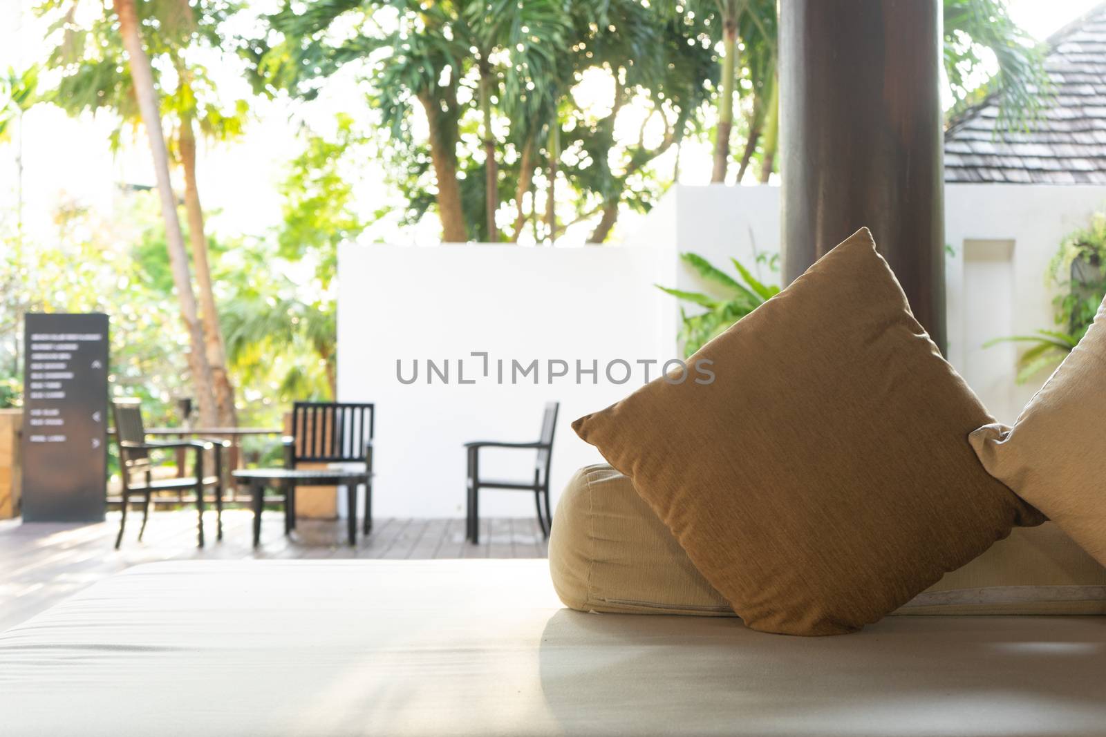 Relaxing sofa in beach mood and tone by littlekop