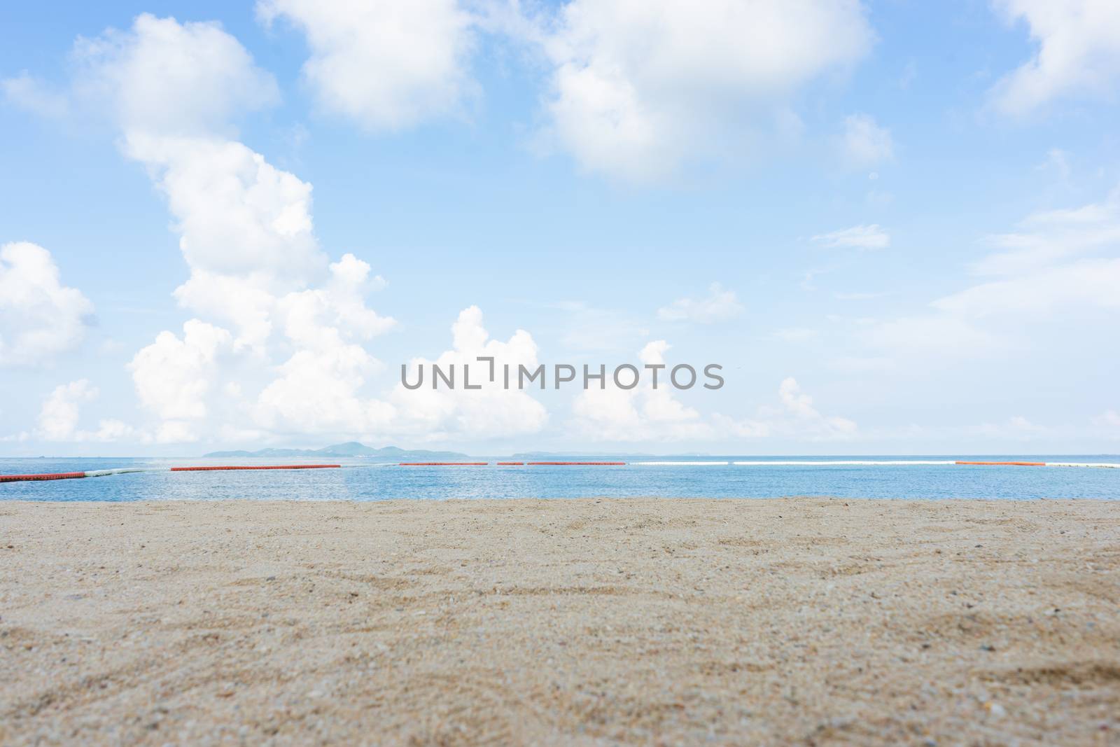 Beach scenc in Pattaya, Thailand