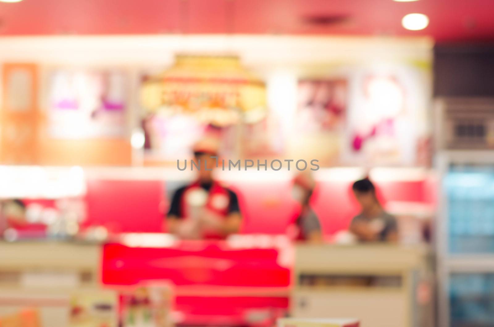 Blurred people in the restaurant. by photobyphotoboy