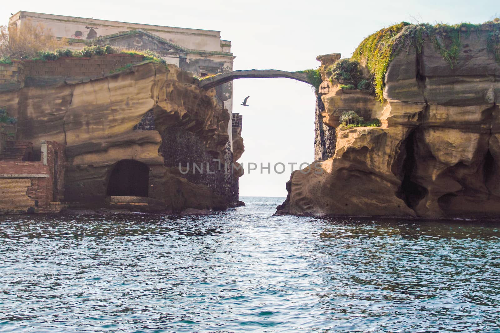 Gaiola protected area, sea and beach, Posillipo, Naples, Italy
