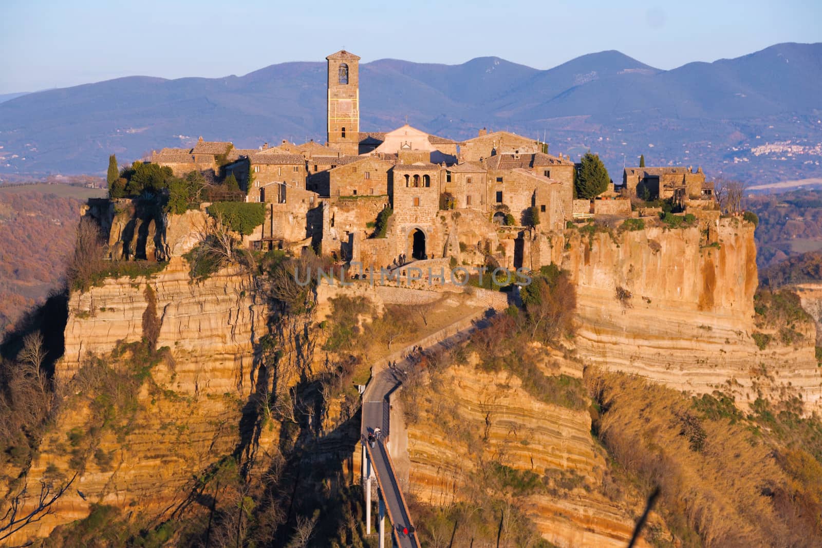 old abandoned city of civita di bagnoregio, viterbo, lazio, italy
