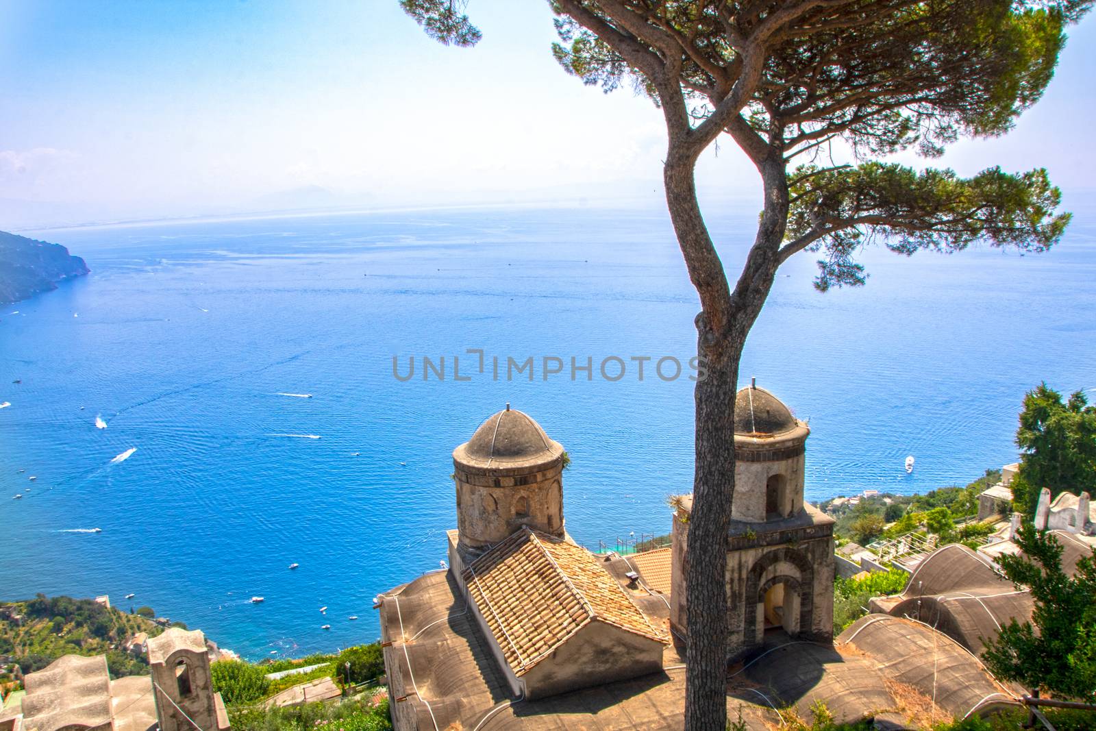 landscape of  Ravello, Italy