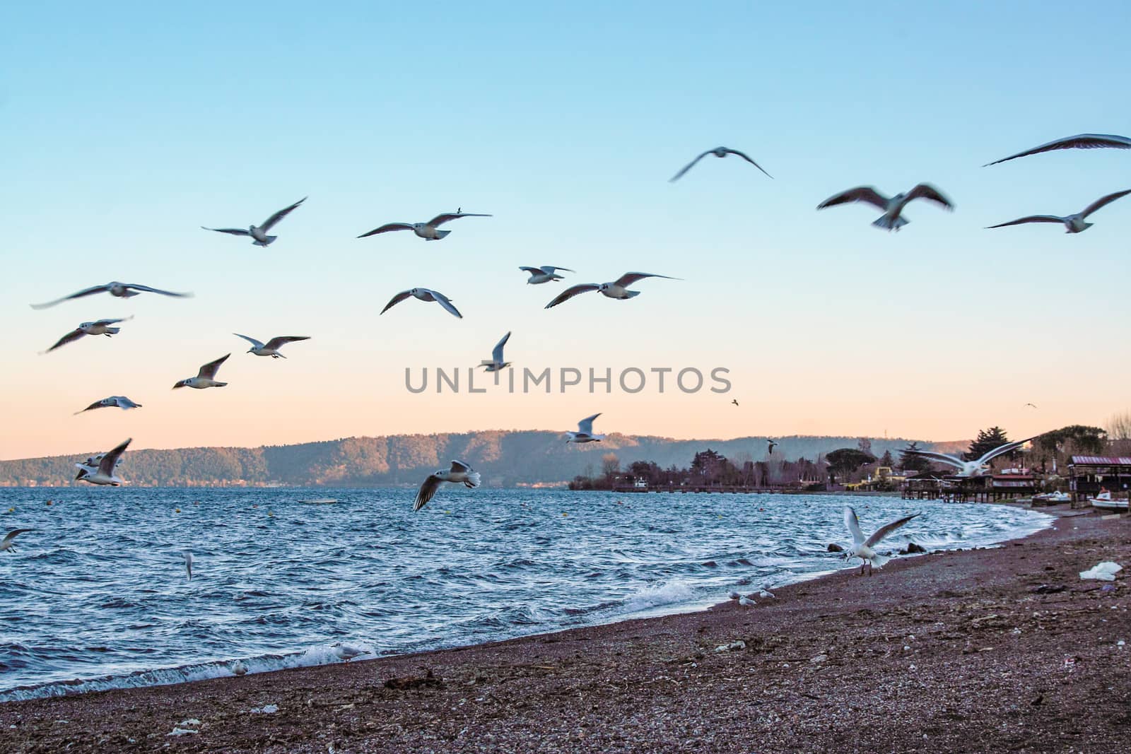 Lake of Bracciano, Rome, Lazio, Italy