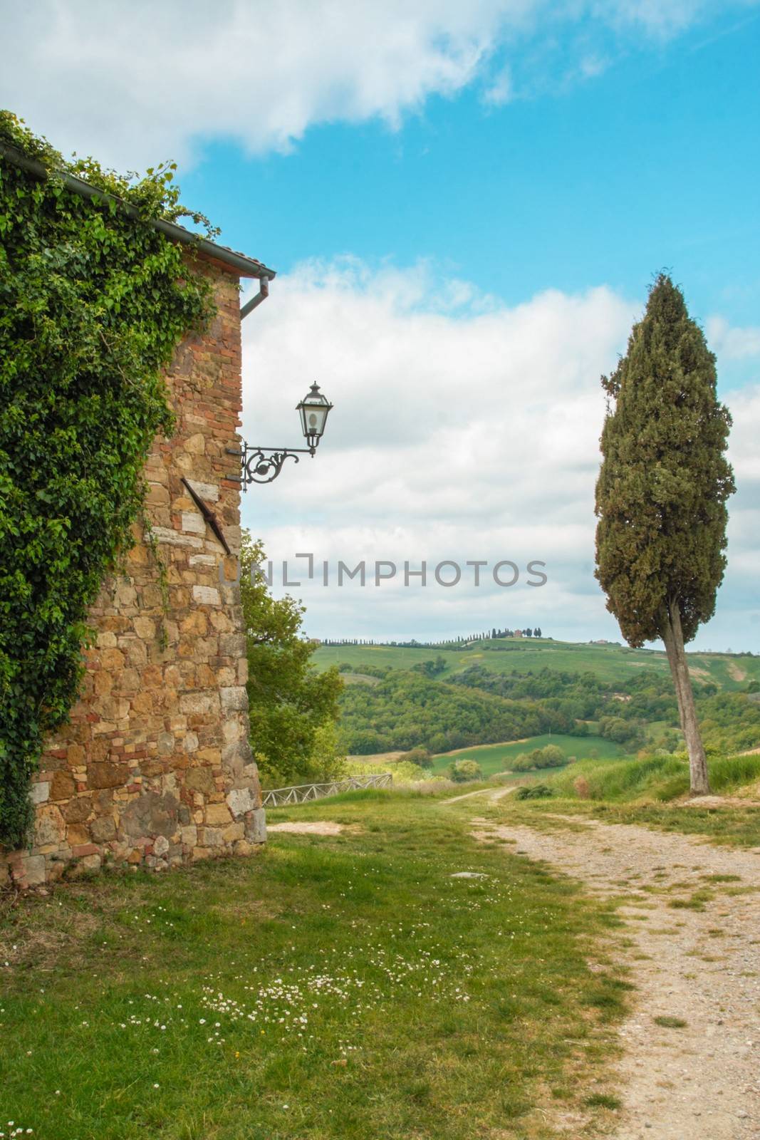 AT SAN QUIRICO D'ORCIA; ON 04/25/2017 -  Landscape of Val d'Orcia