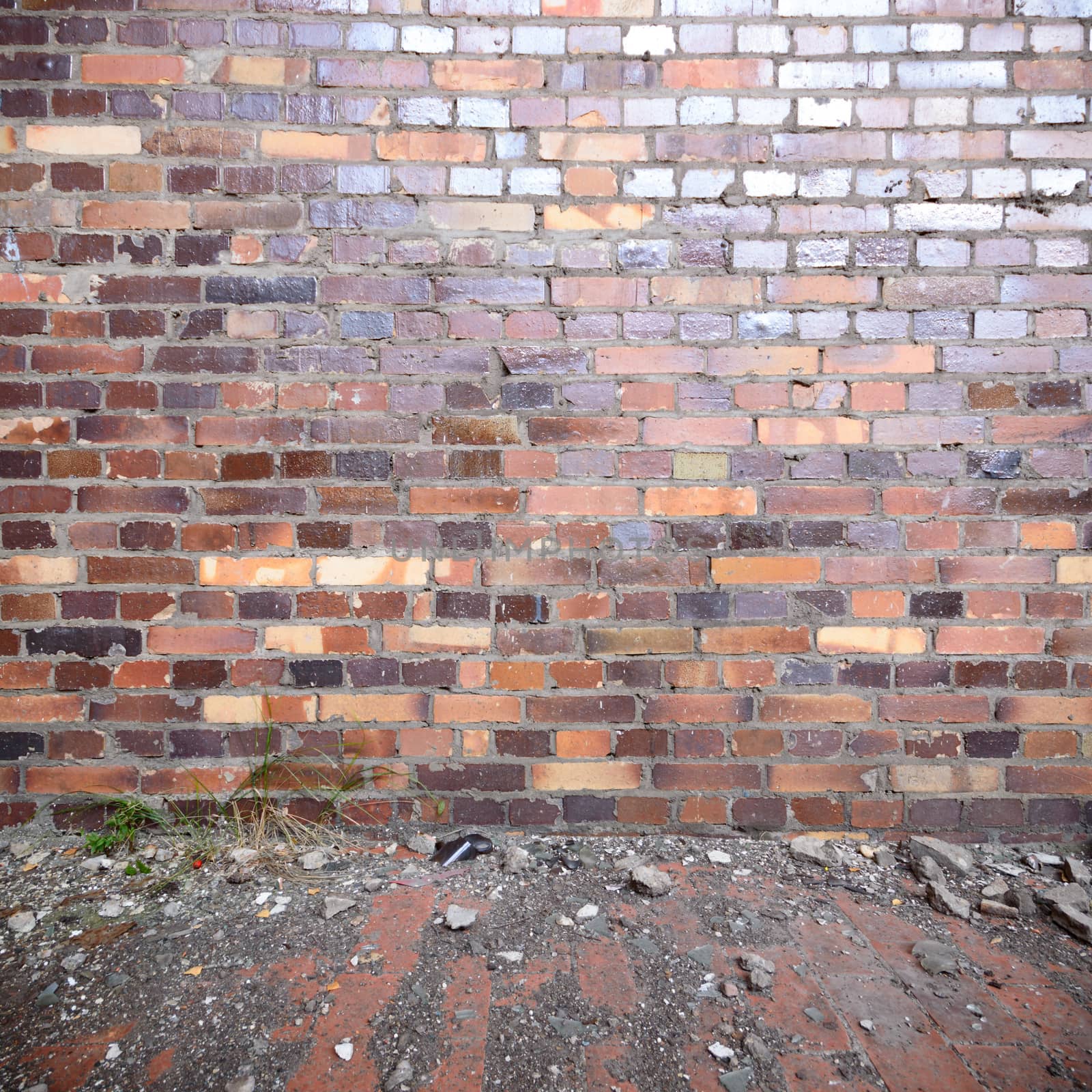 ruins of a very heavily polluted industrial factory, industrial series