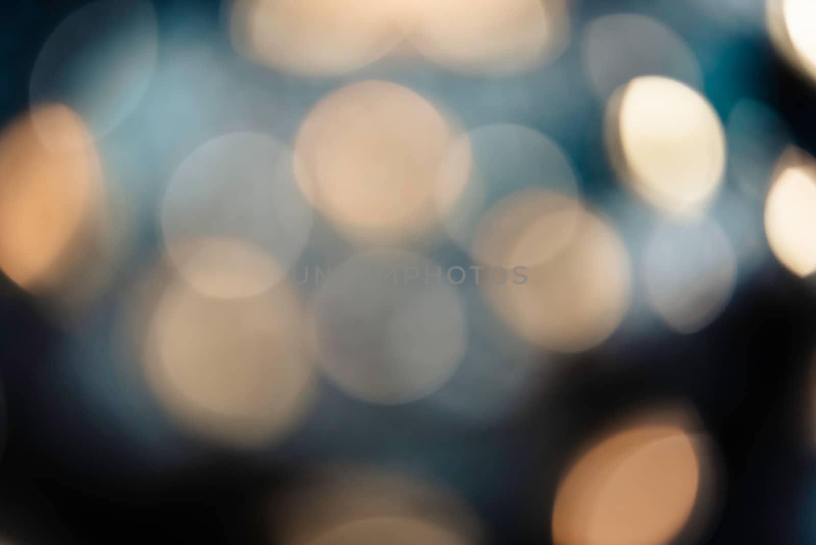 Abstract bokeh background of light bulb