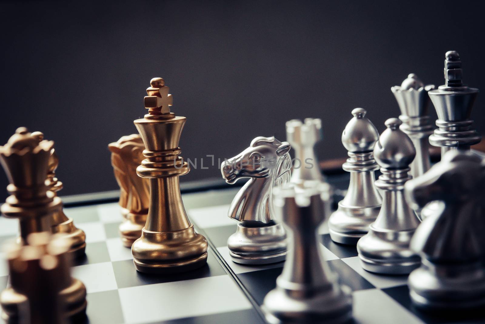 Chess board - A competitive business idea to succeed.