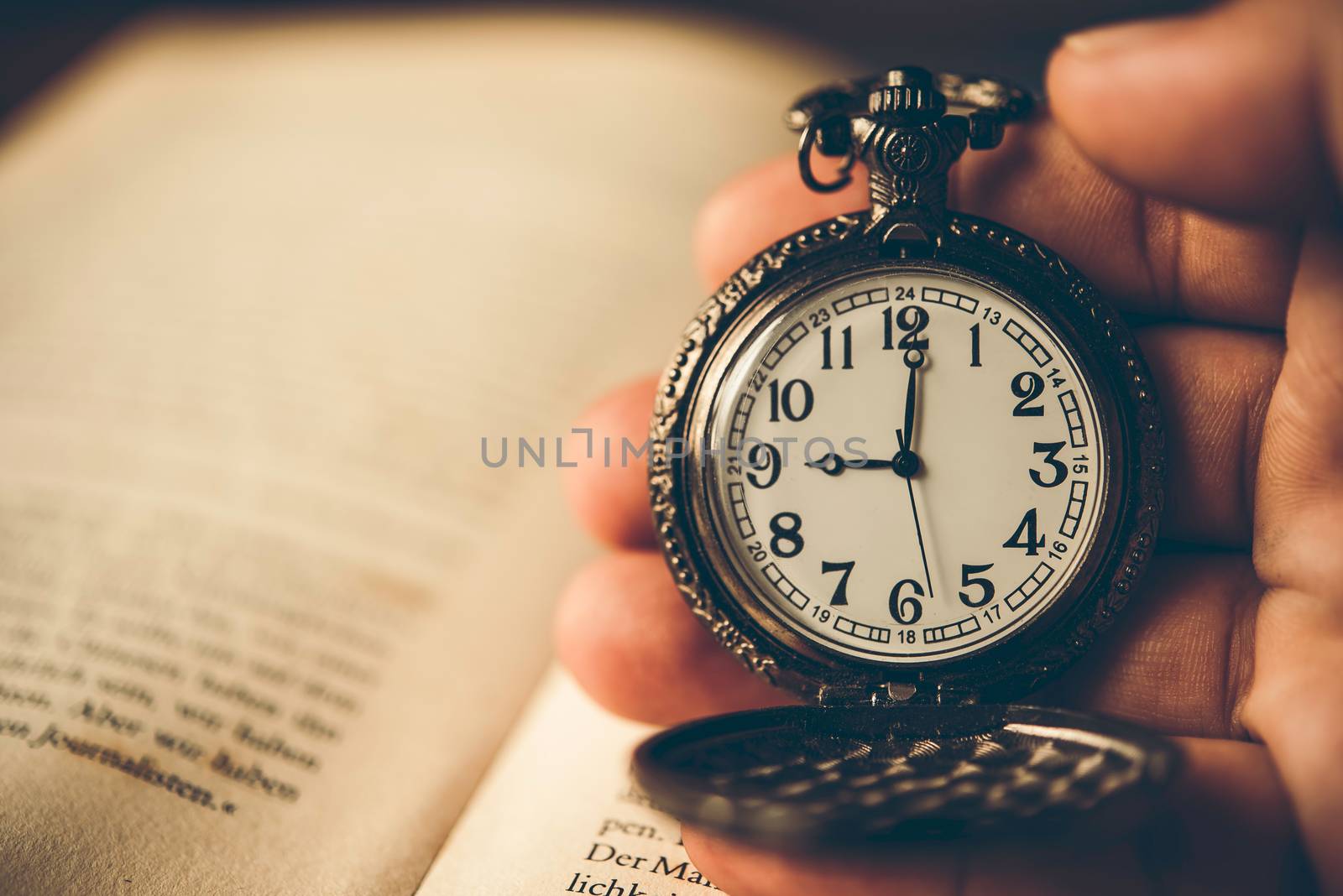 Antique watch in hand 