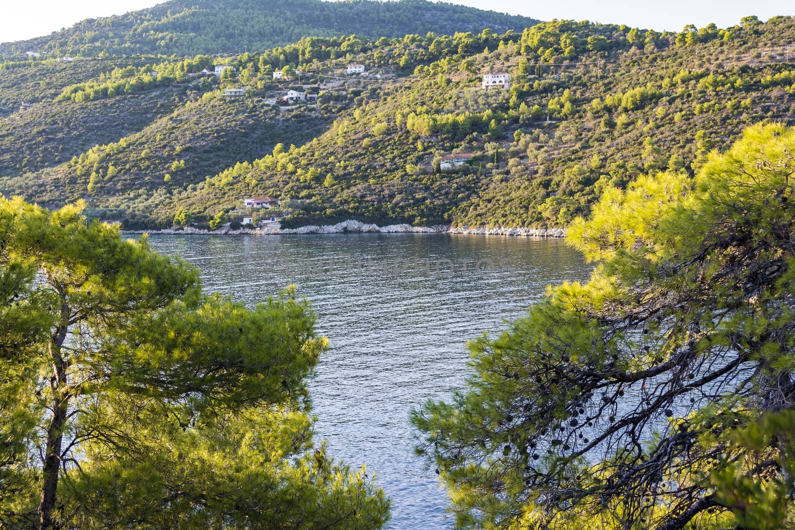 Beach at Alonissos in summer, Greece