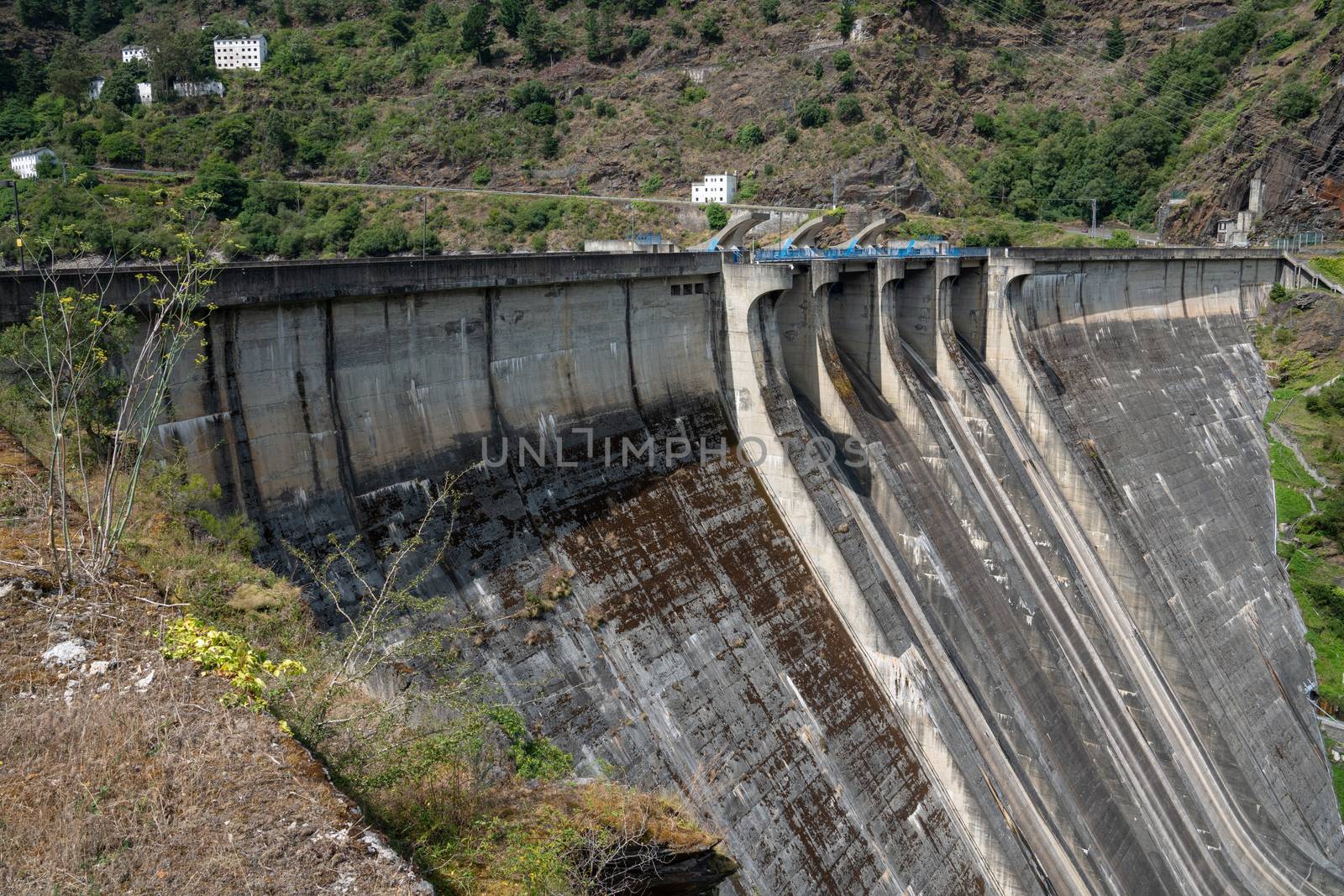 Green Energy, hydroelectric power plant of Grandas de Salime, Asturias, Spain