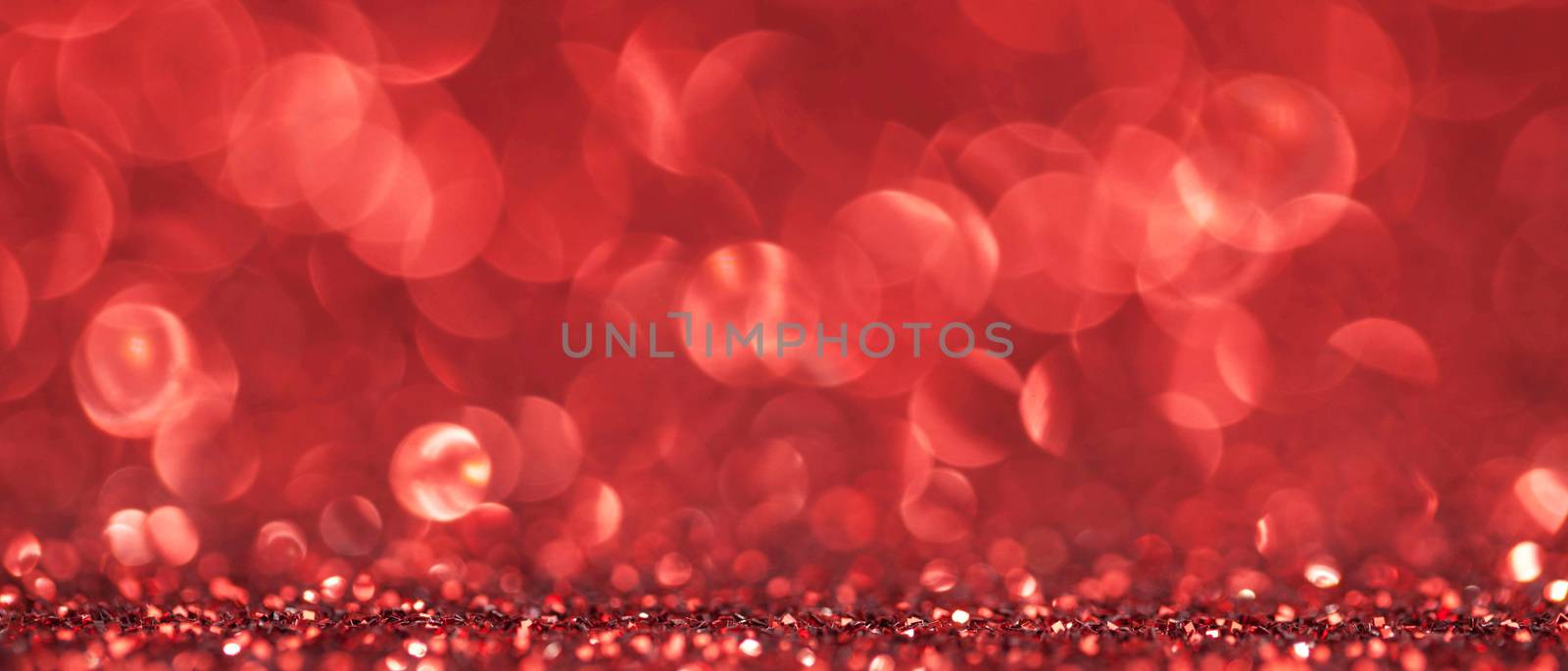 Abstract red glitter background by Yellowj