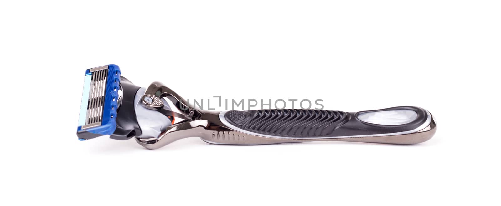 Modern razor isolated on a solid background