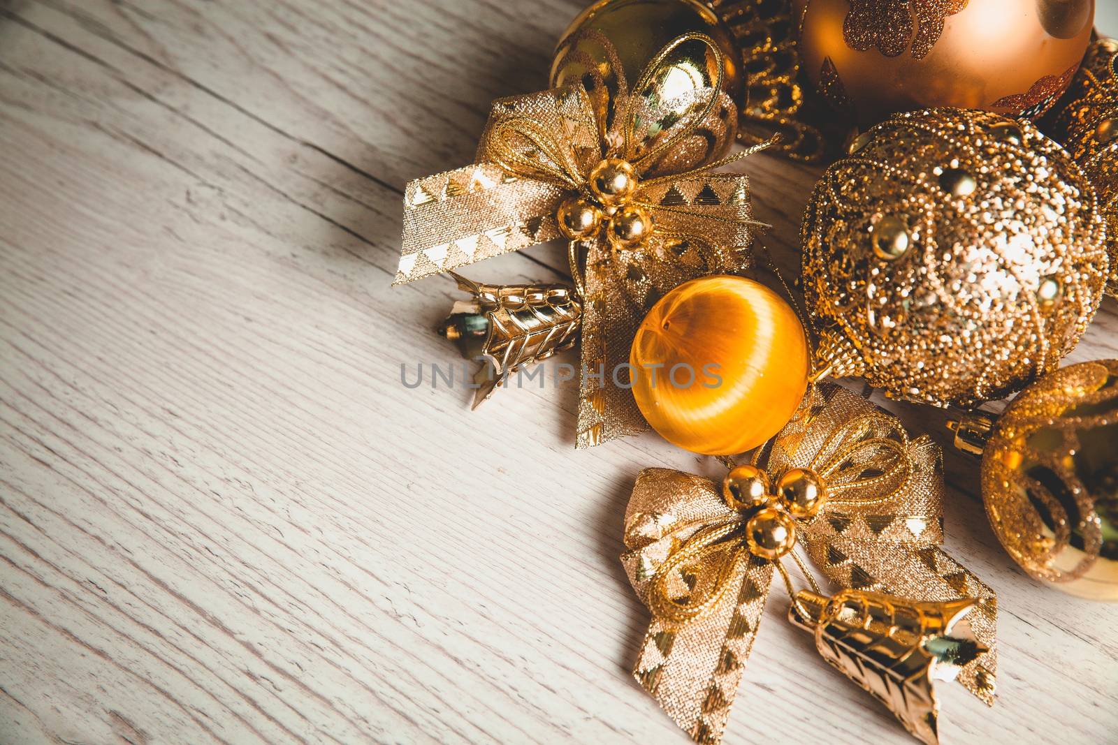 Christmas 2019 decor, balls and bows by mi_viri