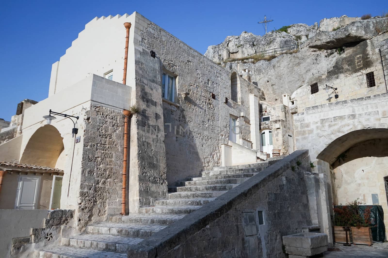 The old side of the town of Matera, Basilicata - Italy