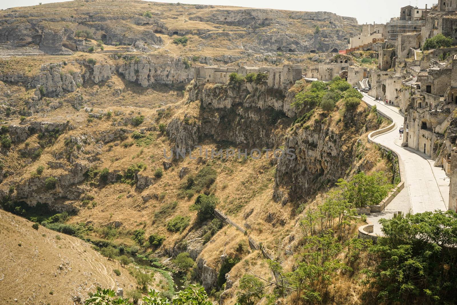 View on the Matera "stones" by cosca