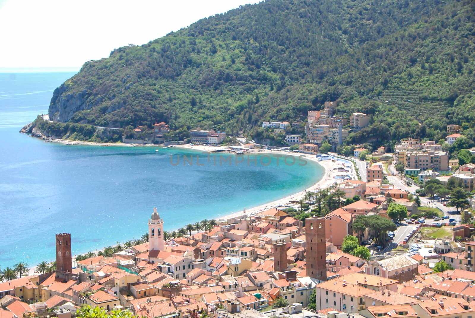 View of Noli, Liguria - Italy