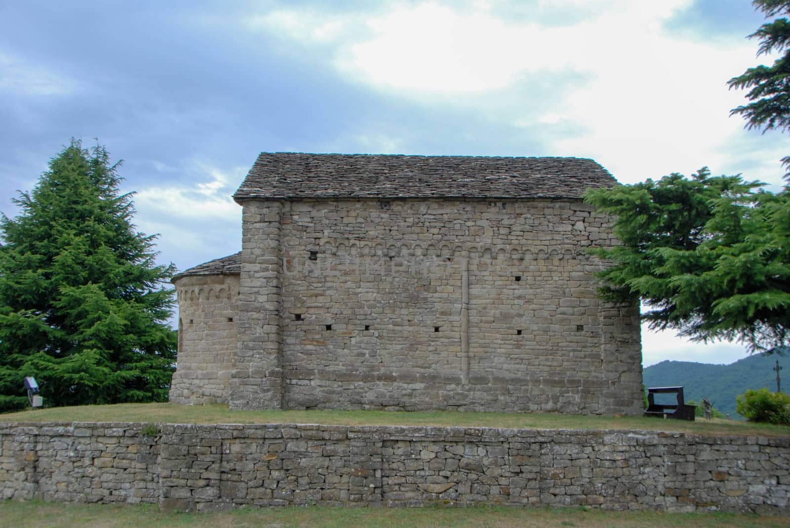 Romanesque Chapel of St. Sebastian, Bergolo, Piedmont - Italy