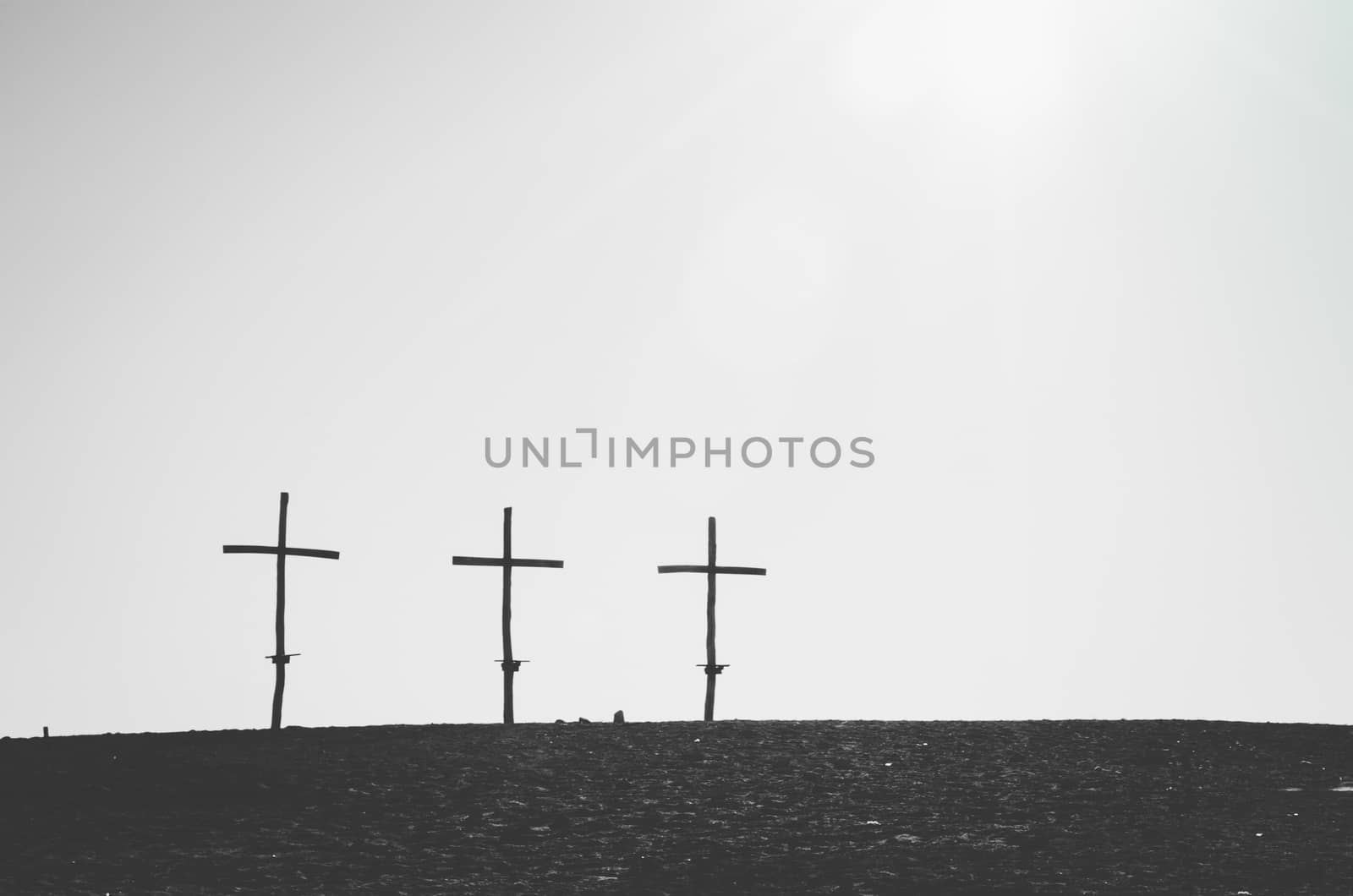 Three crosses on the horizont by mikelju