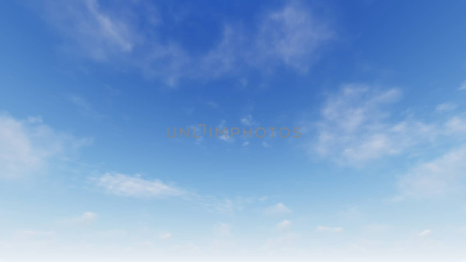 Cloudy blue sky abstract background, blue sky background with tiny clouds, 3d rendering

