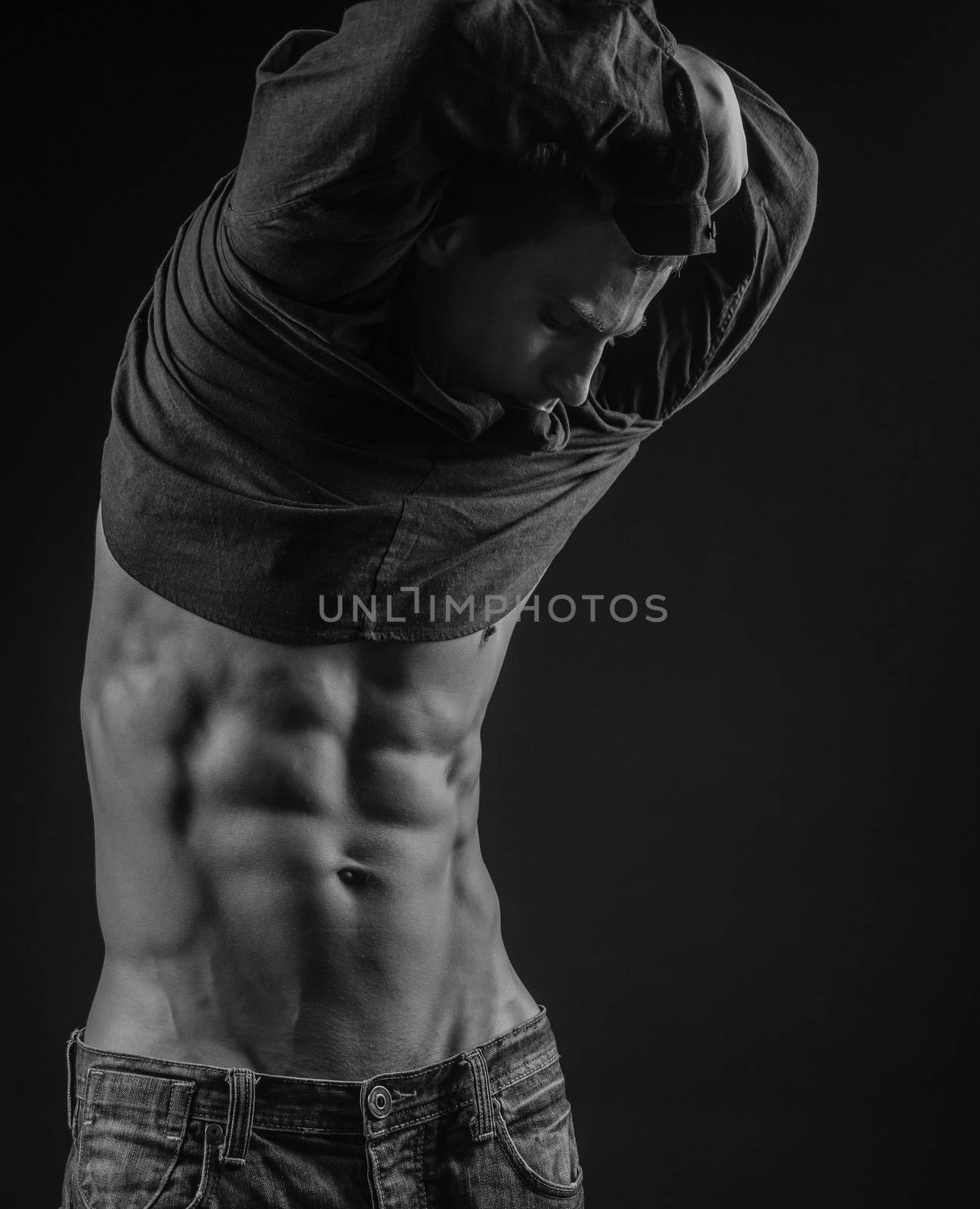 Perfectly shaped abs by Alex_L