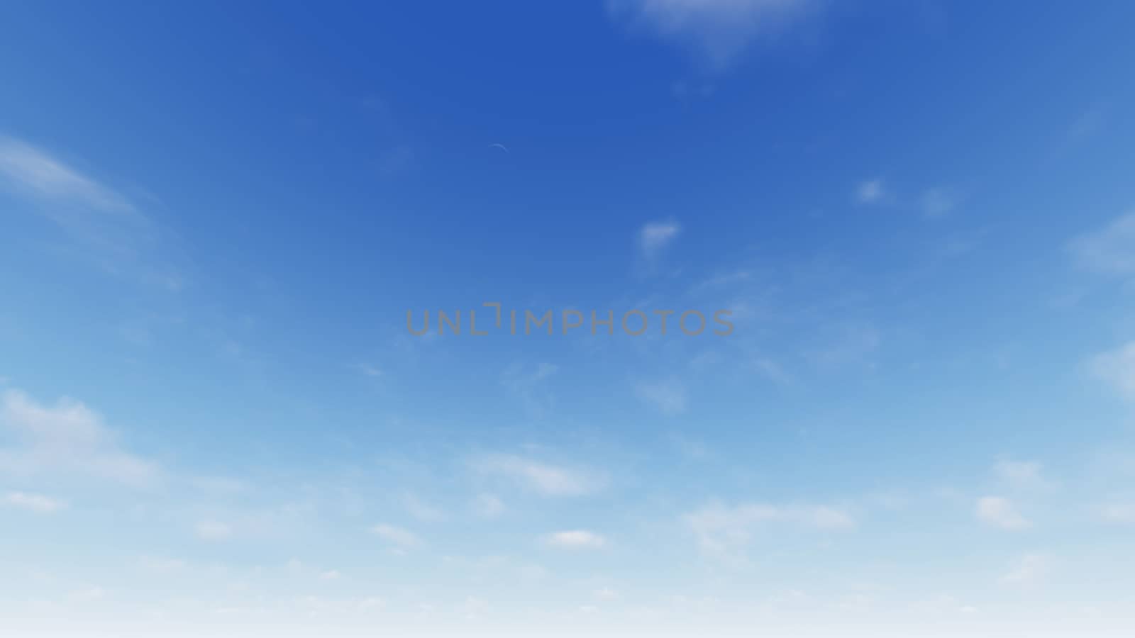 Cloudy blue sky abstract background, blue sky background with tiny clouds, 3d rendering

