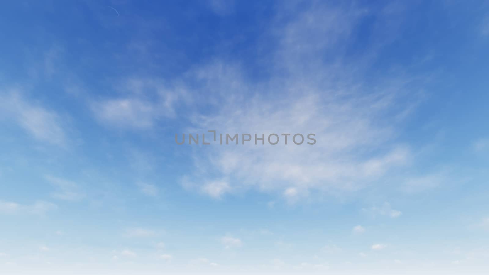 Cloudy blue sky abstract background, blue sky background with tiny clouds, 3d rendering

