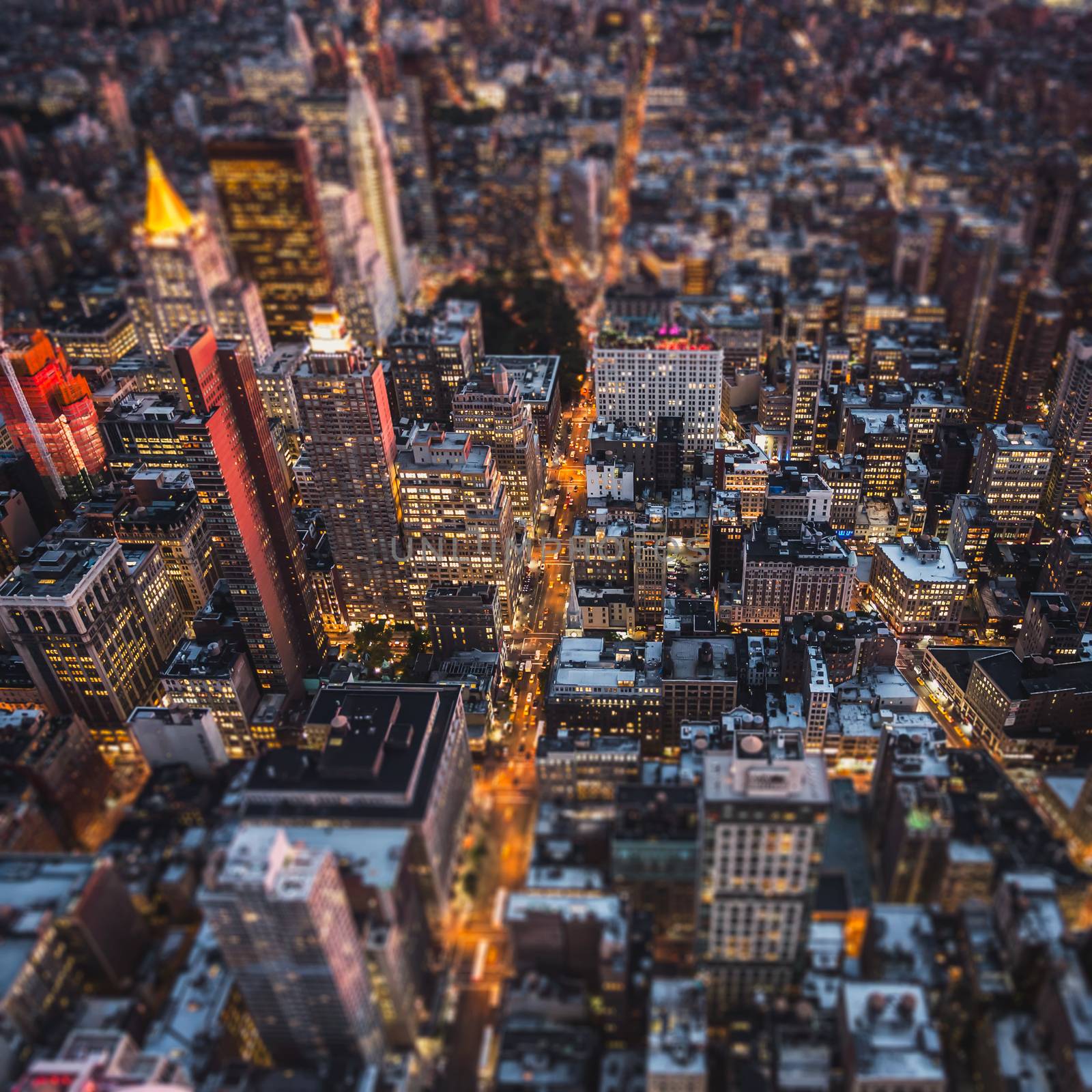 Top view of New York City by Iko