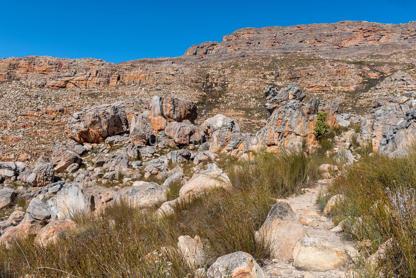 The Bokveldskloof hiking trail to the Maltese Cross near Dwarsrivier in the Cederberg Mountains of the Western Cape Province